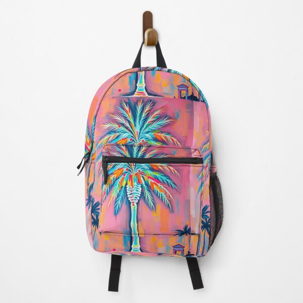 Item preview, Pink Palm Tree Painting designed and sold by MatrixTattoo.
