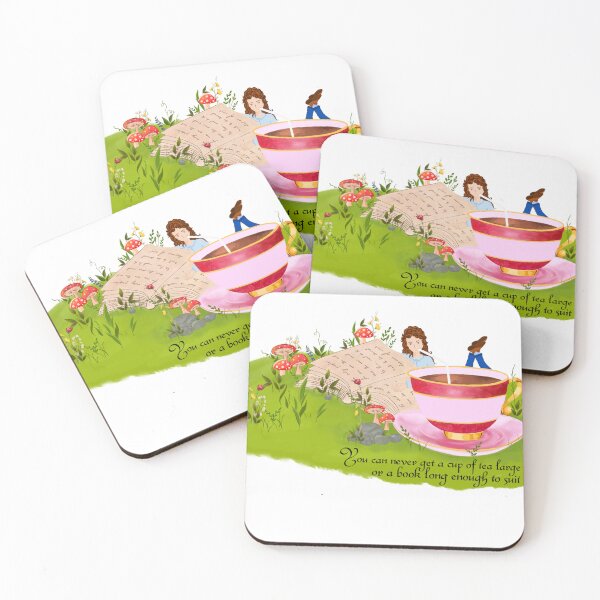Item preview, Lewis Carol  : Tea and book lovers quotes. designed and sold by KhadijaFakhri.