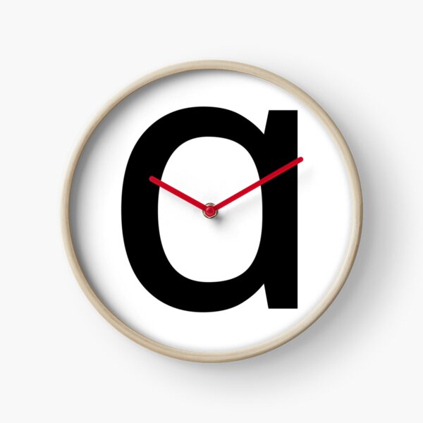 Item preview, The Alpha symbol (ɑ) designed and sold by Ink Art Design.