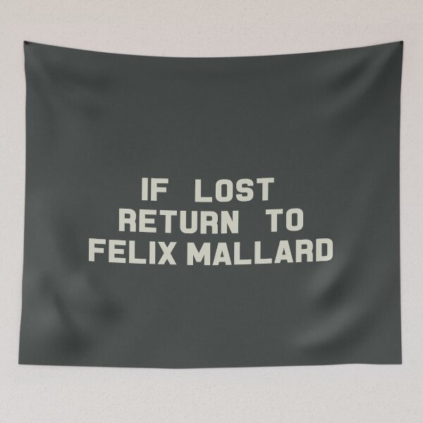 Item preview, If Lost Return to Felix Mallard Tee designed and sold by deluluhaze.