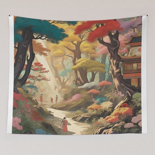 Item preview, A View from the Chrome Pagoda designed and sold by Vandy Fullam.
