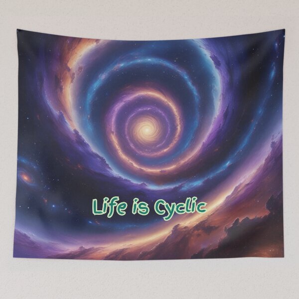 Item preview, Life is Cyclic designed and sold by HELLO TIGER.
