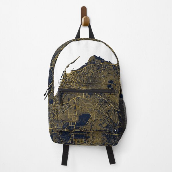 Item preview, Luanda City Map of Angola - Gold Art Deco designed and sold by deMAP.
