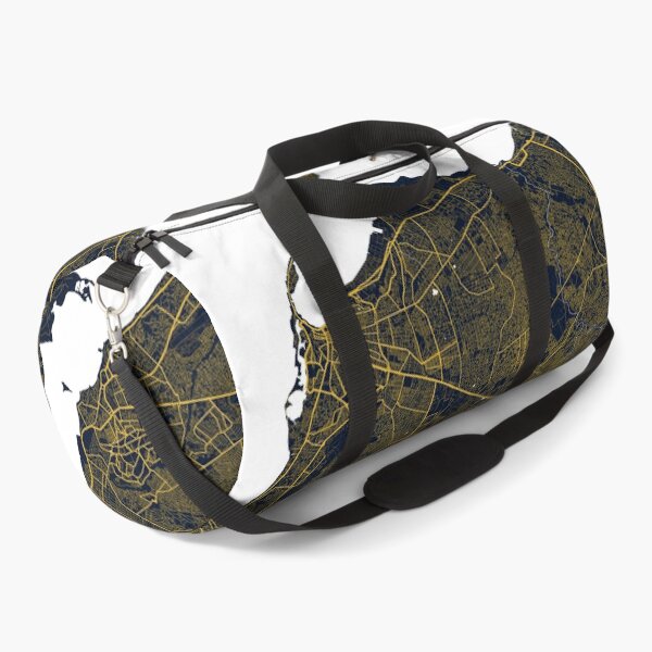 Item preview, Luanda City Map of Angola - Gold Art Deco designed and sold by deMAP.