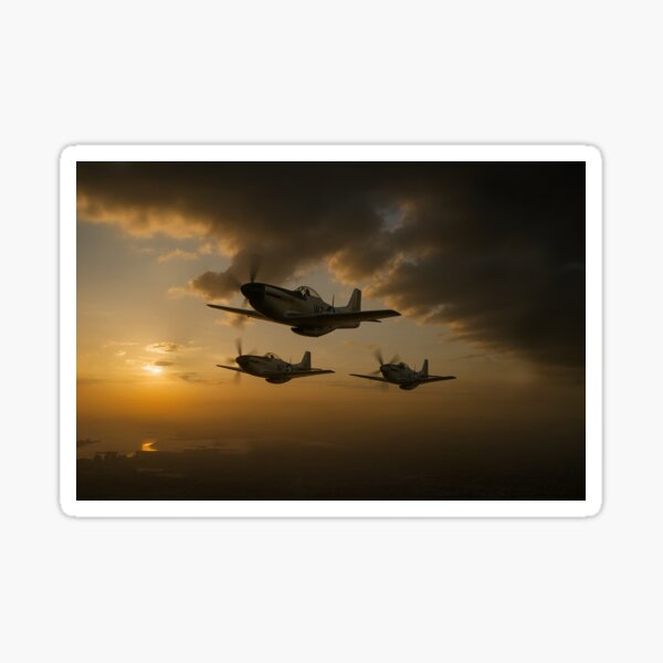 Item preview, P51 Mustang Sunset Sortie designed and sold by Airpower Art.