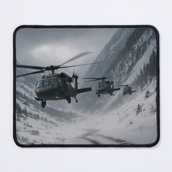 Item preview, Winter Black Hawks designed and sold by Airpower Art.