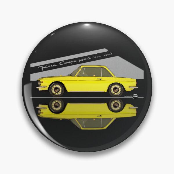 Item preview, Fulvia Coupé 1300 - 1965 -1974 - (Giallo Maya) – Rally Roots in Style designed and sold by Azaziel.