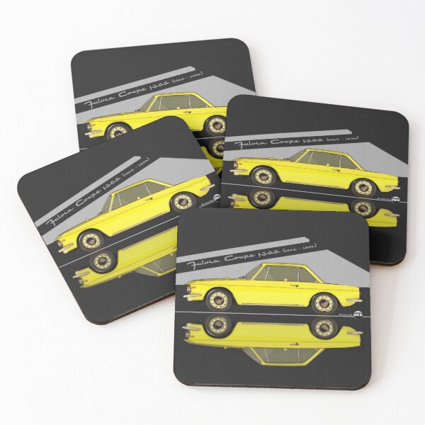 Item preview, Fulvia Coupé 1300 - 1965 -1974 - (Giallo Maya) – Rally Roots in Style designed and sold by Azaziel.