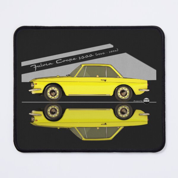 Item preview, Fulvia Coupé 1300 - 1965 -1974 - (Giallo Maya) – Rally Roots in Style designed and sold by Azaziel.