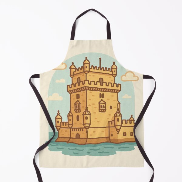 Item preview, Belém Tower – Cute Vintage Lisbon Illustration designed and sold by Myriam Iart.