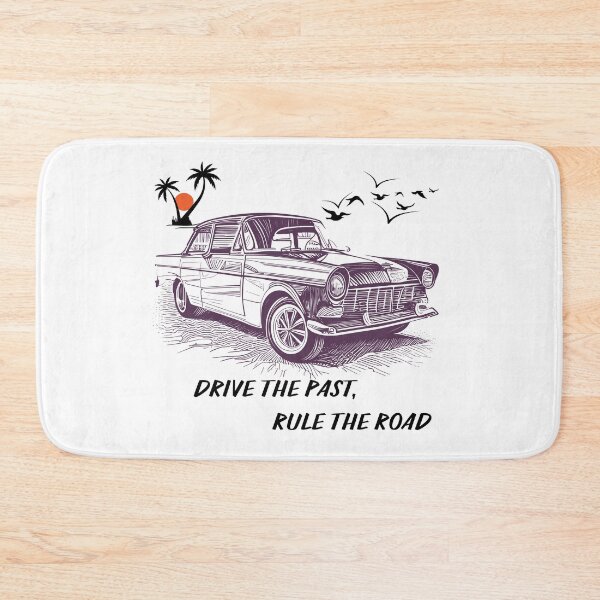 Item preview, Retro Engraved Purple Car – Vintage Vibe designed and sold by MOTAS FASHION .