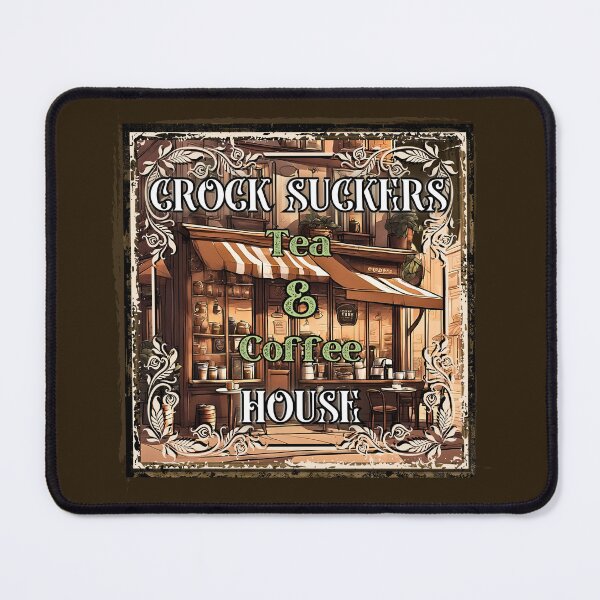 Item preview, Humorous Ornate Vintage Coffee Tea House/Shop Sign designed and sold by Iiswaz.