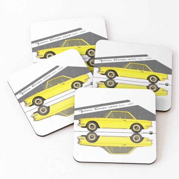 Item preview, Fulvia Coupé 1300 - 1965 -1974 - (Giallo Maya) – Rally Roots in Style designed and sold by Azaziel.