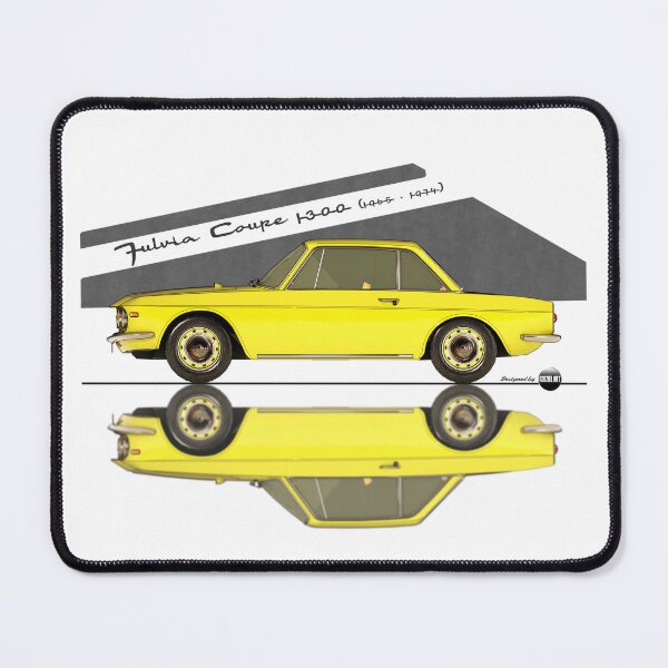 Item preview, Fulvia Coupé 1300 - 1965 -1974 - (Giallo Maya) – Rally Roots in Style designed and sold by Azaziel.
