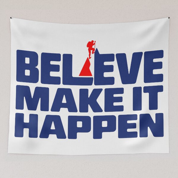 Item preview, Make It Happen | Strong Motivational Typography designed and sold by SohaTrends.
