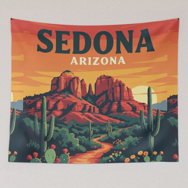 Item preview, Sedona Arizona – Desert Magic and Red Rock Trails designed and sold by pixelated_echoes.