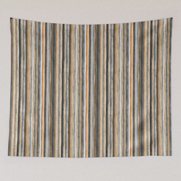 Item preview, Neutral Earth Tones Striped Pattern designed and sold by sheprint.