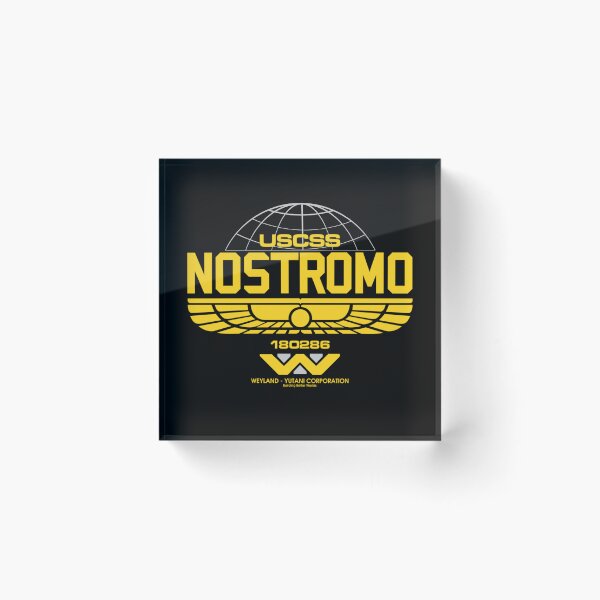 Item preview, Nostromo/Weyland Block Colour logo design designed and sold by Iiswaz.