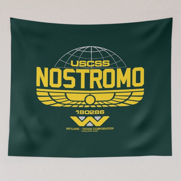 Item preview, Nostromo/Weyland Block Colour logo design designed and sold by Iiswaz.