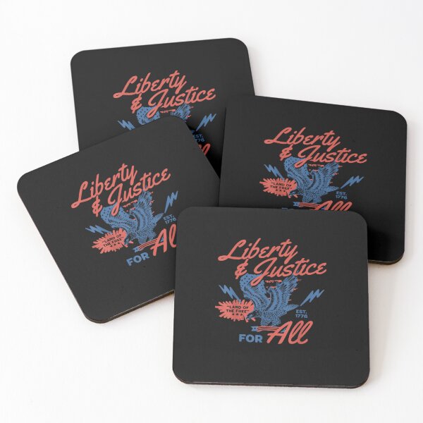 Item preview, Funny 4th July Land Of The Free Liberty And Justice For All designed and sold by Juan Pedro Matta.