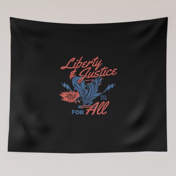 Item preview, Funny 4th July Land Of The Free Liberty And Justice For All designed and sold by Juan Pedro Matta.
