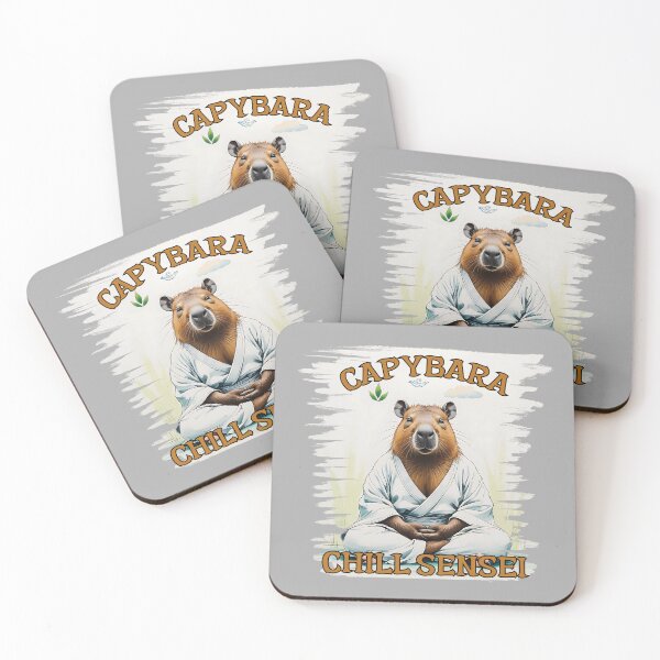 Item preview, Chill Capybara Monk designed and sold by TestudoDesign.
