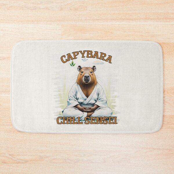 Item preview, Chill Capybara Monk designed and sold by TestudoDesign.
