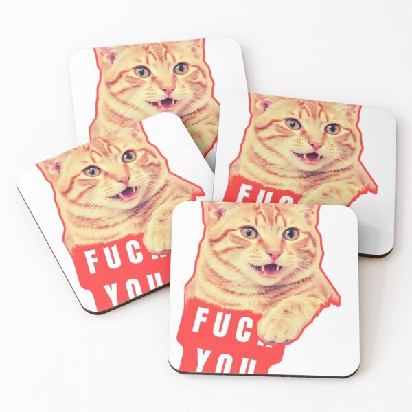 Item preview, Funny cat say fuck you designed and sold by Rusifero.