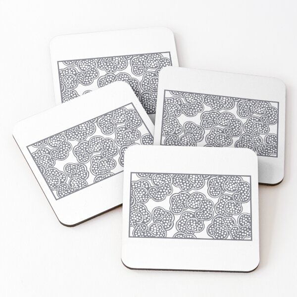Item preview, Kumo - Taisho Modern Cloud Pattern in Muted Greenish Gray designed and sold by tokomoroJP.