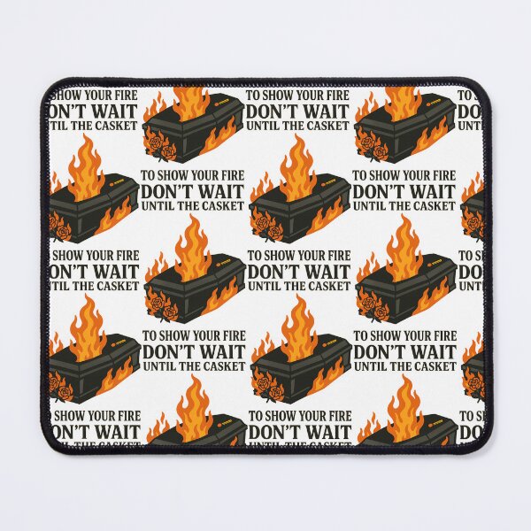 Item preview, Don’t Wait Until the Casket to Show Your Fire – Inspirational Gothic T-Shirt designed and sold by TeeTimeTreasure.