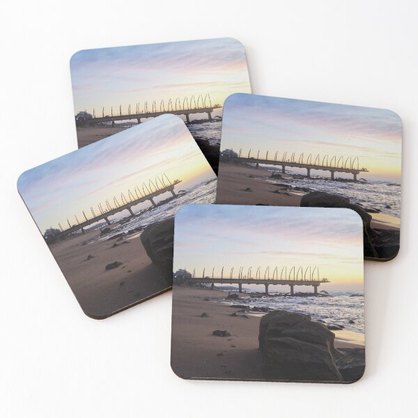 Item preview, Morning Light at Umhlanga – Whalebone Pier in the Distance designed and sold by jacoalberts.