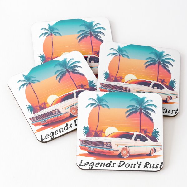 Item preview, Legends Don’t Rust – Vintage Car Scenic Retro designed and sold by MOTAS Graphics .