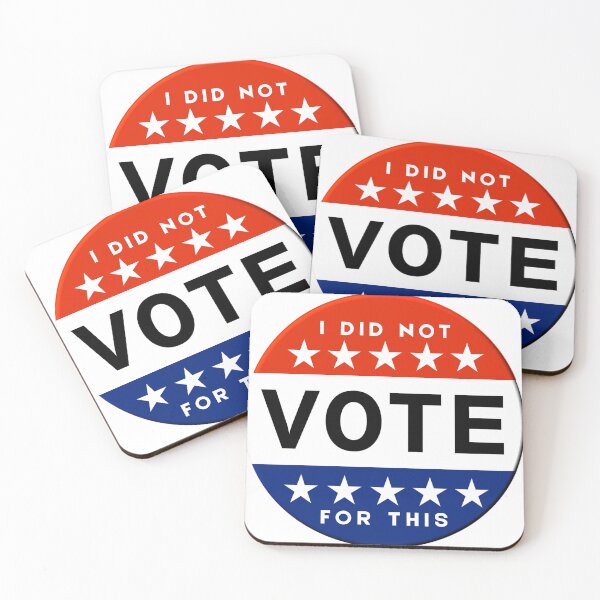 Item preview, I DID NOT VOTE FOR THIS - Vintage Voting Sign designed and sold by TRVLR Designs.