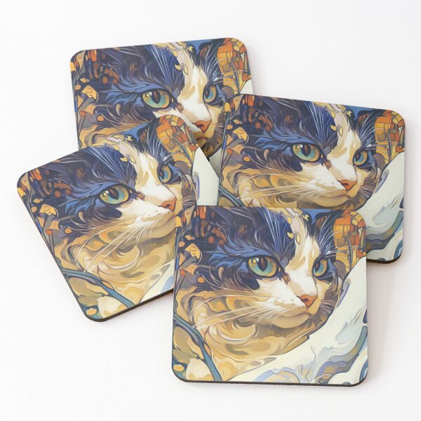 Item preview, Cats of Art Nuvo | Siberian Cat_18 designed and sold by TailTalesJP.