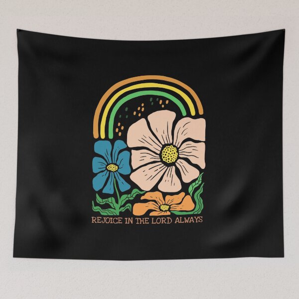 Item preview, Rejoice in the Lord Always – Philippians 4:4 | Bible Verse | Boho Style designed and sold by JirehKollezion.