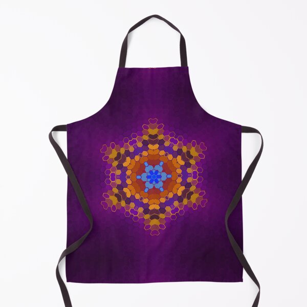 Item preview, Hex Mandala Purple Orange and Blue designed and sold by WormholeOrbital.
