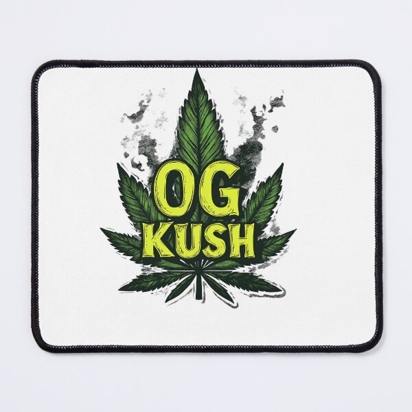 Item preview, OG Kush Strain Sticker – Psychedelic Cannabis Leaf Design designed and sold by Krystian Zielinski.