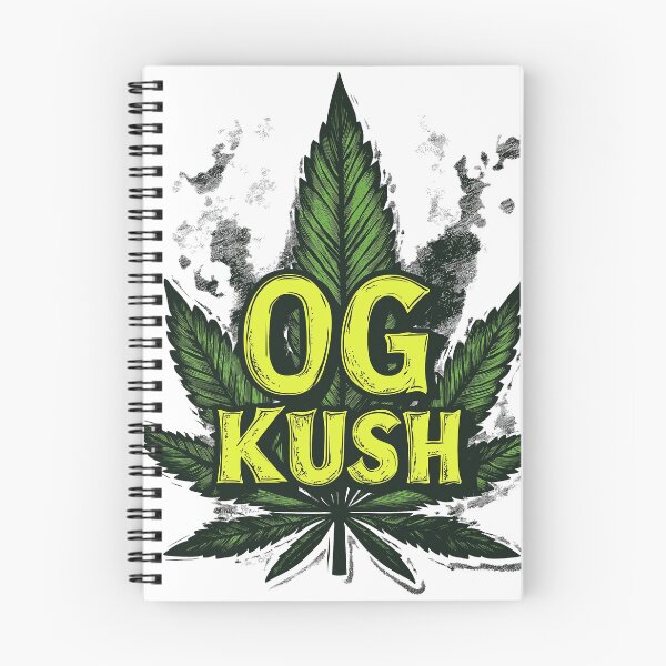 Item preview, OG Kush Strain Sticker – Psychedelic Cannabis Leaf Design designed and sold by Krystian Zielinski.