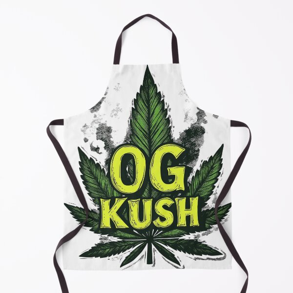 Item preview, OG Kush Strain Sticker – Psychedelic Cannabis Leaf Design designed and sold by Krystian Zielinski.
