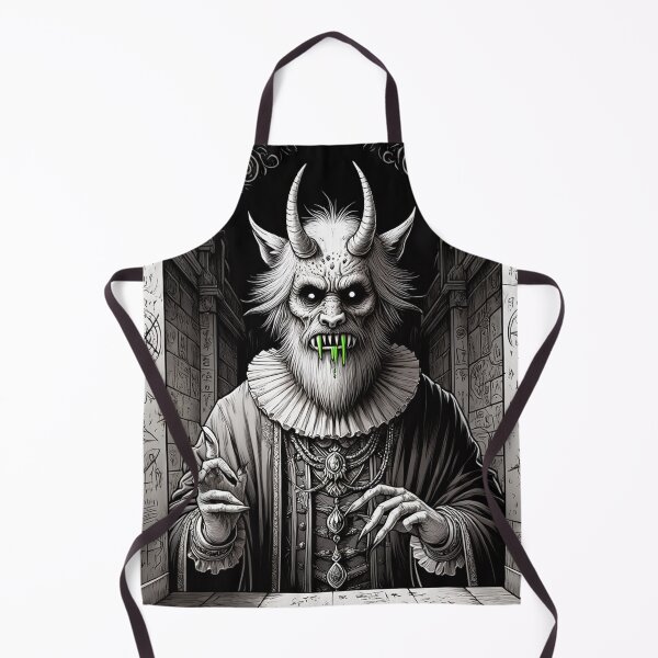 Item preview, Eldritch dark Lord of dread Dagon cult Cthulhu follower of Darkmere staring at you with his eyes of the void designed and sold by Vintage Designs +.