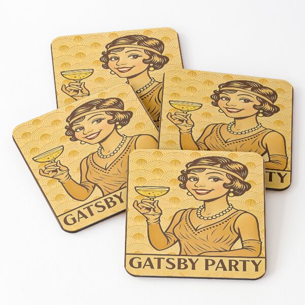 Item preview, 1920s Flapper Woman Art Deco Design designed and sold by gleefulme.