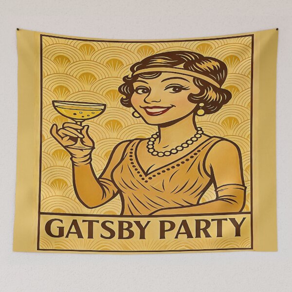 Item preview, 1920s Flapper Woman Art Deco Design designed and sold by gleefulme.