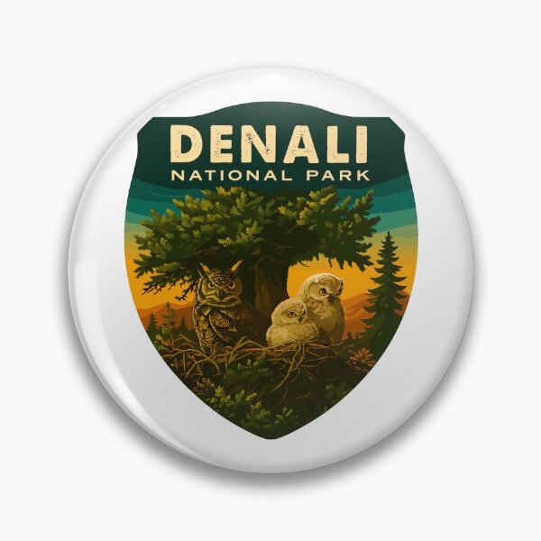 Item preview, Denali National Park Retro Mountain Wilderness Sticker designed and sold by Ismeal Von.