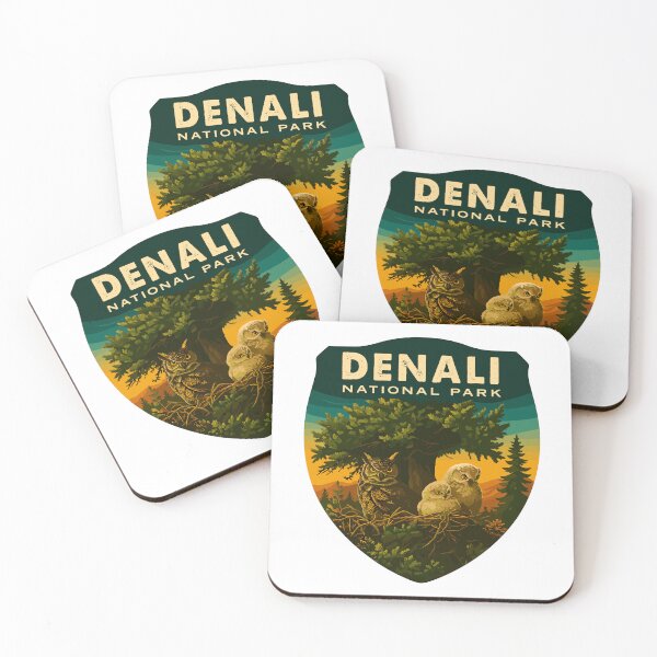 Item preview, Denali National Park Retro Mountain Wilderness Sticker designed and sold by Ismeal Von.