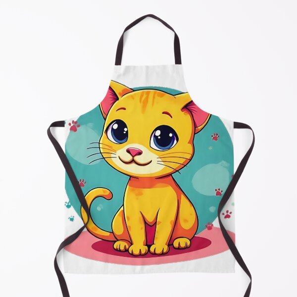 Item preview, Cute orange kitten with bright blue eyes - Happy Kitty designed and sold by Ayutthaya Vibes.