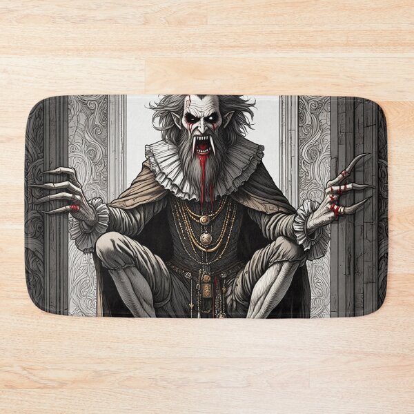 Item preview, Eldritch dark Lord of dread Dagon cult Cthulhu follower of Darkmere staring at you with his eyes of the void designed and sold by Vintage Designs +.