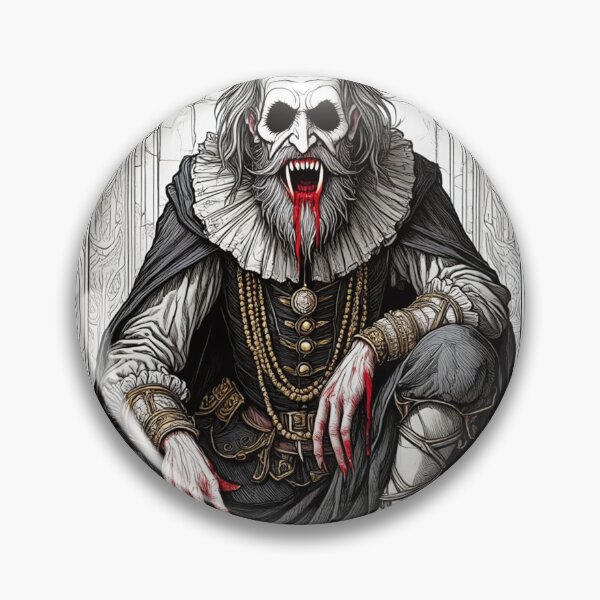 Item preview, Eldritch dark Lord of dread Dagon cult Cthulhu follower of Darkmere staring at you with his eyes of the void designed and sold by Vintage Designs +.