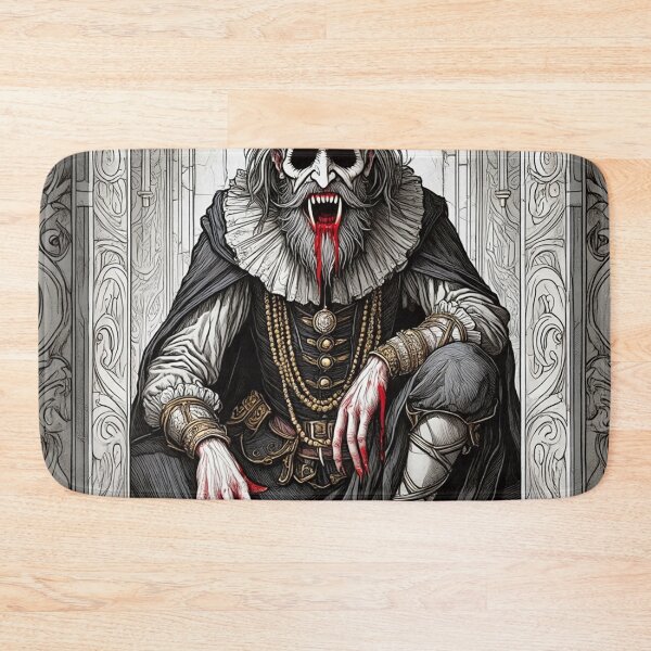 Item preview, Eldritch dark Lord of dread Dagon cult Cthulhu follower of Darkmere staring at you with his eyes of the void designed and sold by Vintage Designs +.