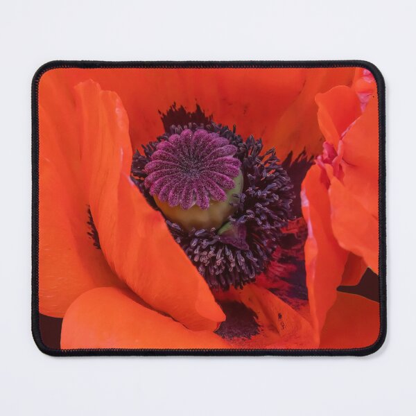 Item preview, Gorgeous Red Orange Poppy, Papaver Rhoeas designed and sold by LINDA MCKUSICK.