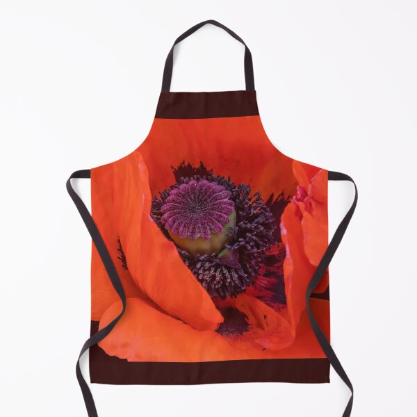 Artikelvorschau, Wunderschöner rot-orangefarbener Mohn, Papaver Rhoeas entworfen und verkauft von LINDA MCKUSICK.